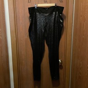 Gently used Lane Bryant sz 26/28 Sequined Leggings